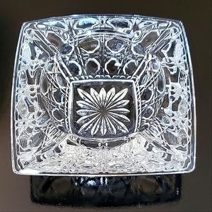 Vntg Leaded Crystal "AMC13" Ashtry by American Cut